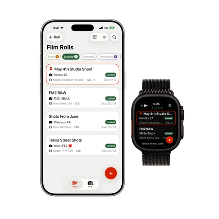 Phoslog on iPhone and Apple Watch